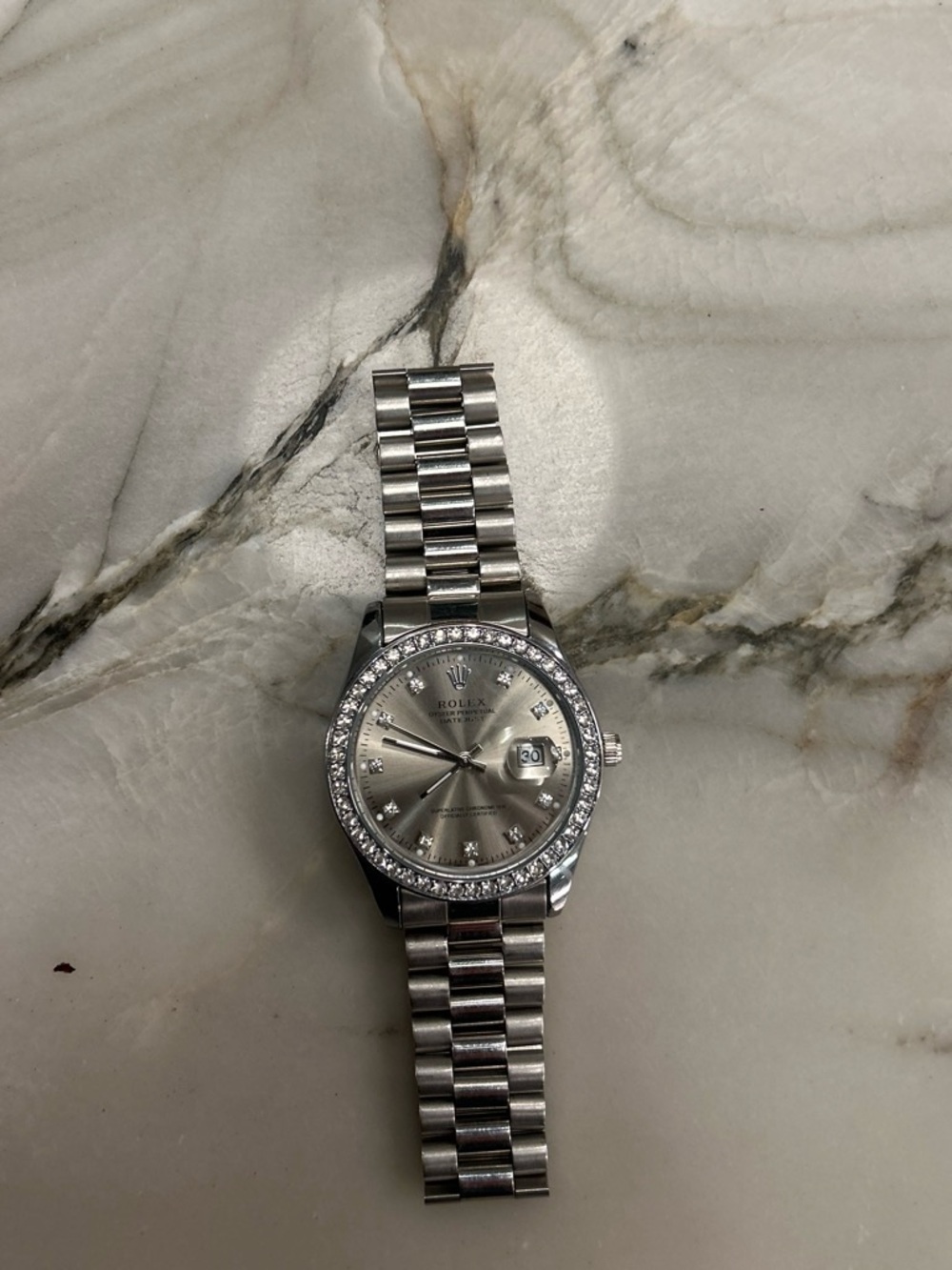 Silver Metal Watch